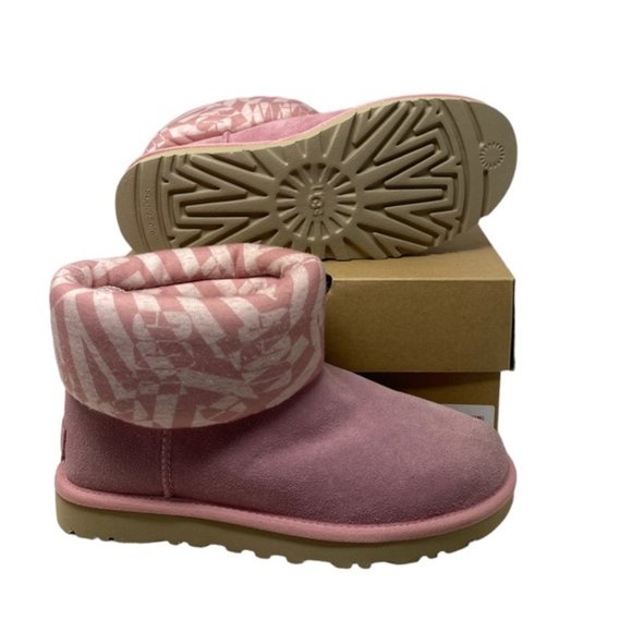 UGG Classic Mini Women Boot Pink 1136674 BLUS used - Picture 2 of 9
